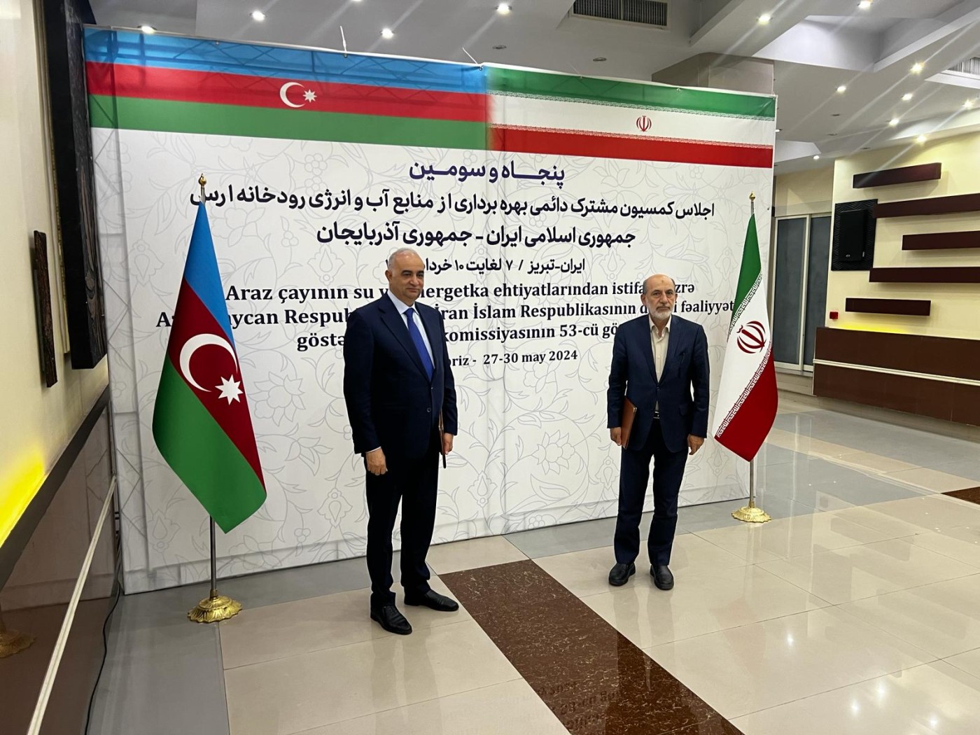 Azərbaycanla İran arasında su bölgüsü müəyyənləşdirilib - FOTOLAR
